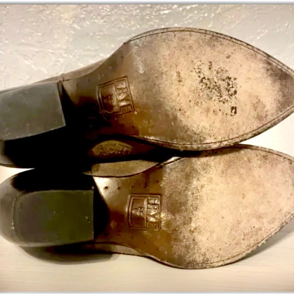 Frye Women's Sacha Ankle Boot Ash Brown Suede Lace Up unisex US 10W - Picture 9 of 9